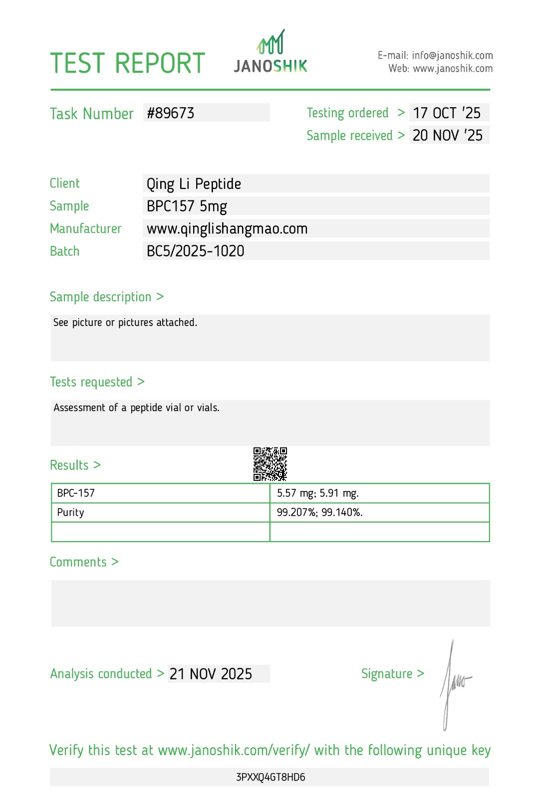 BPC-157, 5mg - Image 2