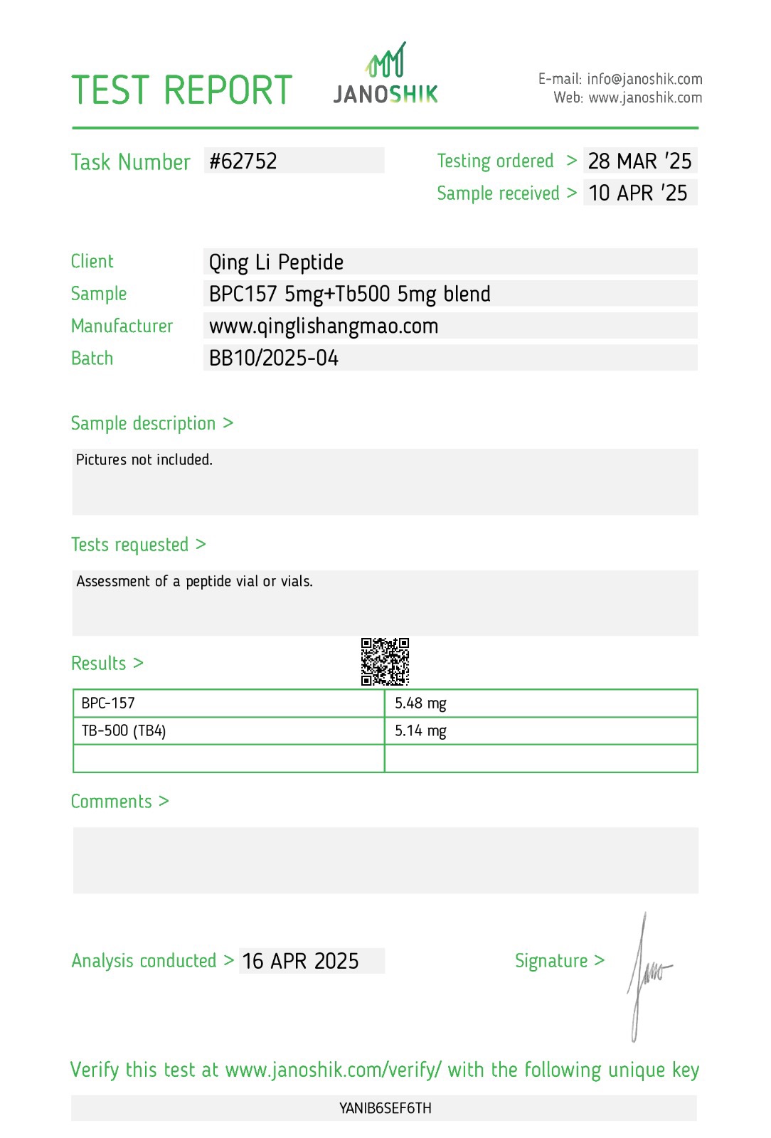 BPC-157/TB-500, 5mg/5mg - Image 2