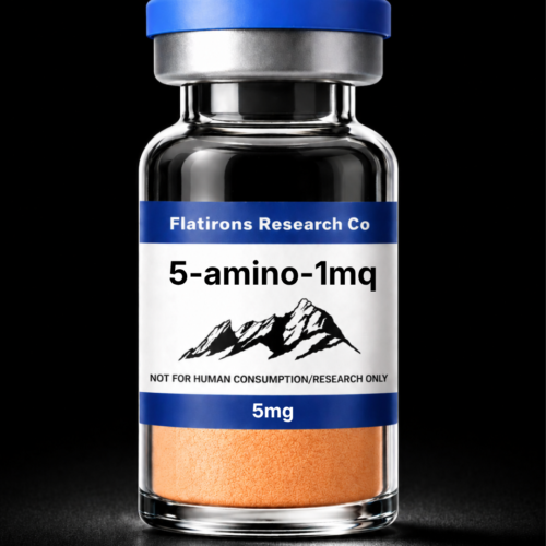 5-Amino-1MQ, 5mg, lyophilized peptide vial for laboratory research use only