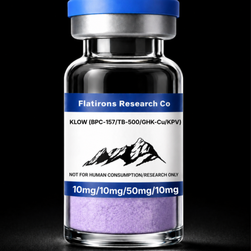KLOW (BPC-157/TB-500/GHK-Cu/KPV), 10mg, 10mg, 50mg, 10mg