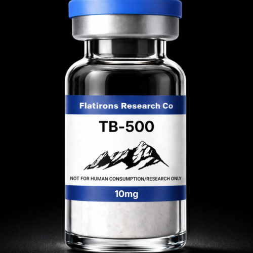 Research Peptides TB-500, 10mg, lyophilized peptide vial for laboratory research use only